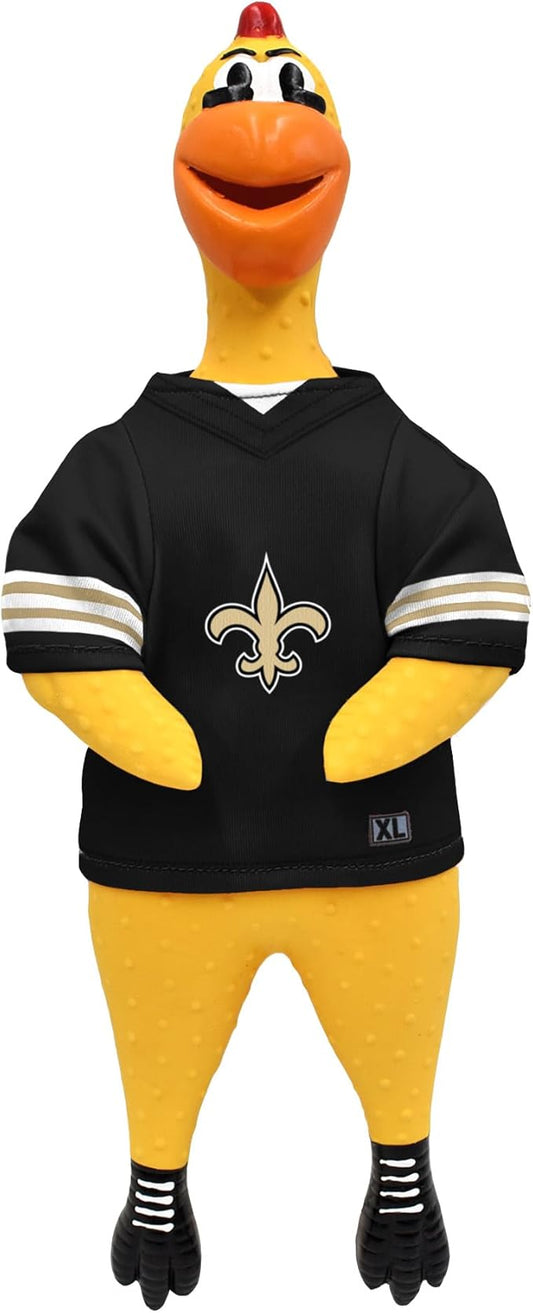 Littlearth NFL Team Rubber Chicken Toy