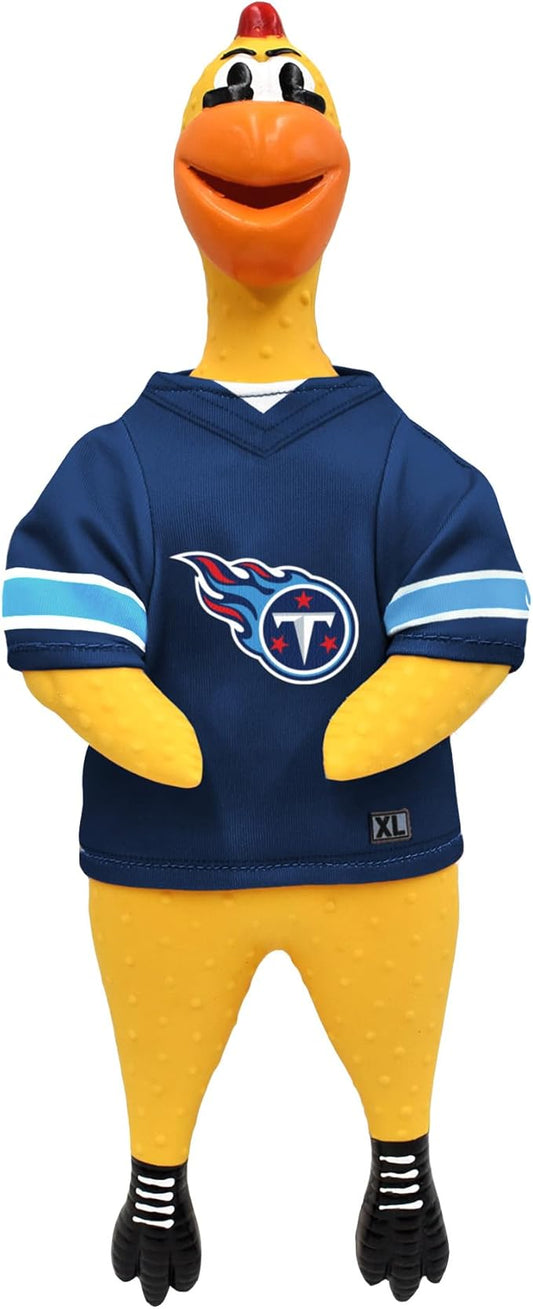 Littlearth NFL Team Rubber Chicken Toy