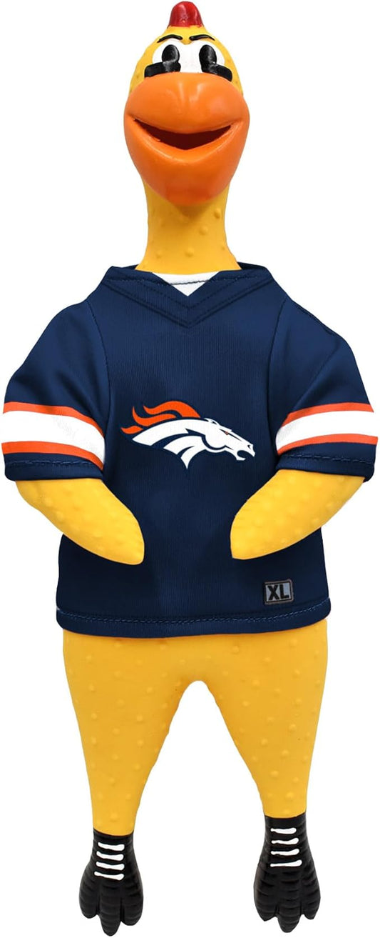 Littlearth NFL Team Rubber Chicken Toy