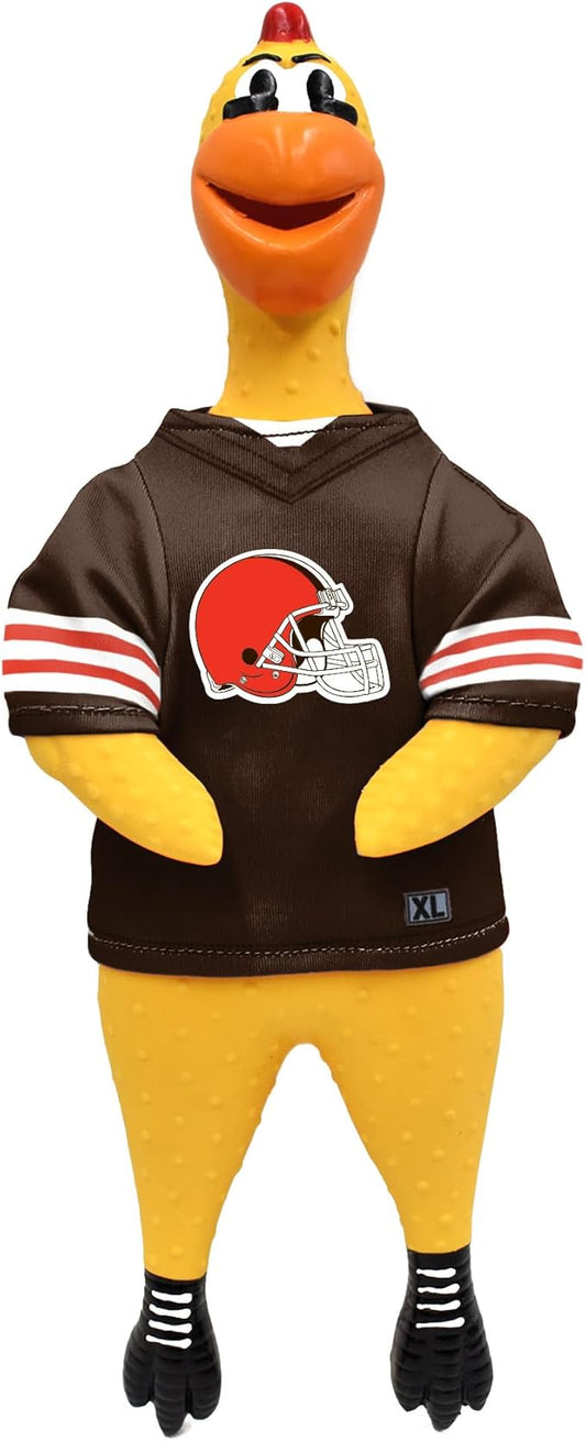 Littlearth NFL Team Rubber Chicken Toy