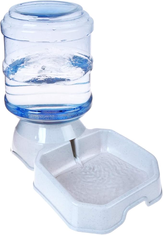 Pet Feeder and Water Dispenser Premium Quality Self-Dispensing Gravity 1 Gallon Large Capacity Pet Feeder, 3.8 Liters Capacity Pet Waterer