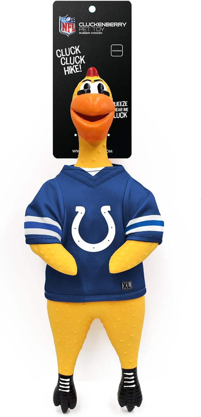 Littlearth NFL Team Rubber Chicken Toy