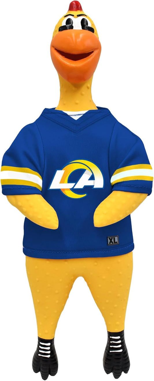 Littlearth NFL Team Rubber Chicken Toy