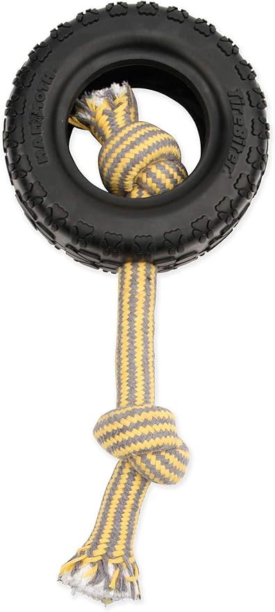 Mammoth Pet Products 43735018: Tirebiter II with Rope Dog Toy, XL