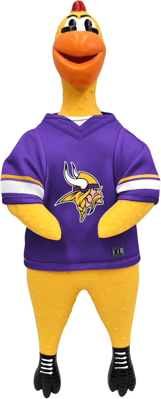 Littlearth NFL Team Rubber Chicken Toy