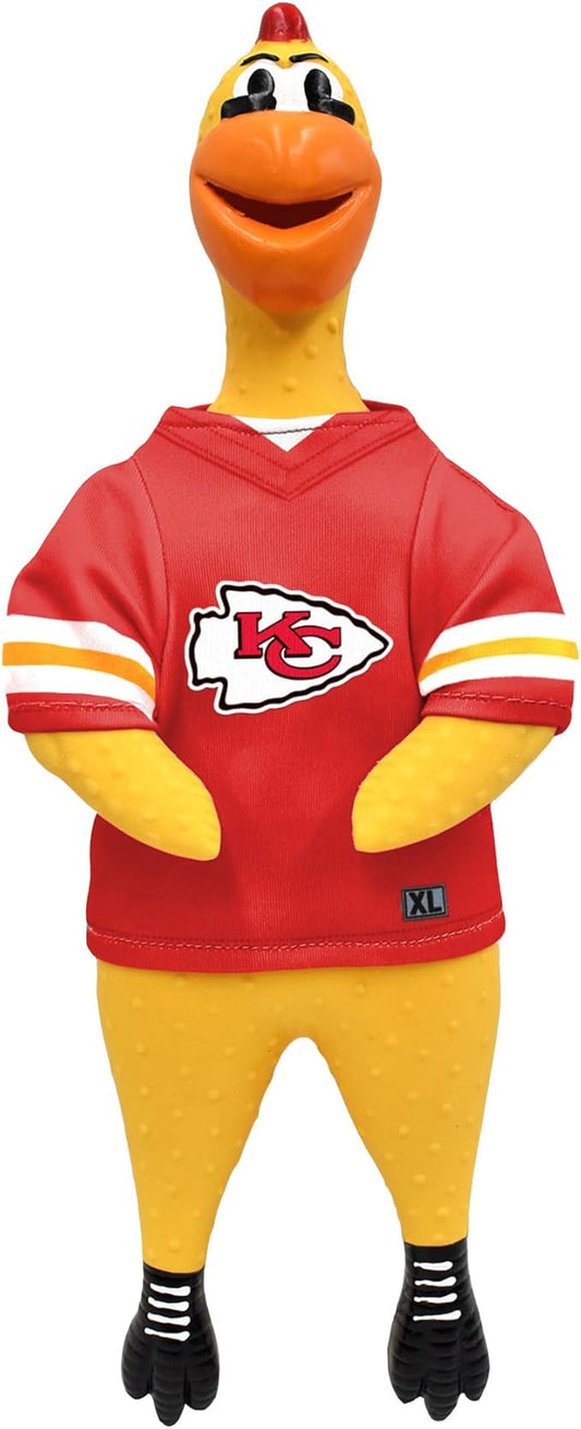 Littlearth NFL Team Rubber Chicken Toy