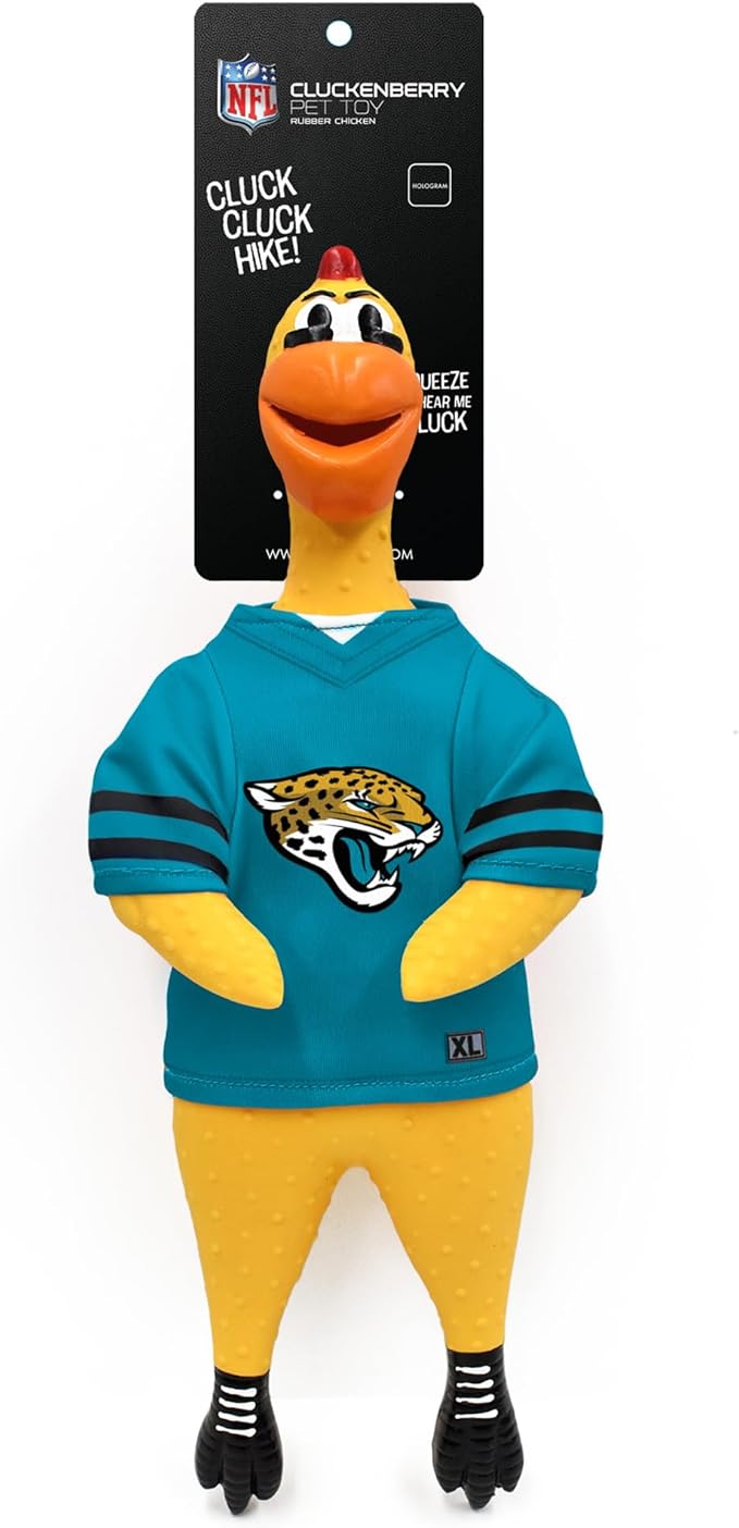 Littlearth NFL Team Rubber Chicken Toy