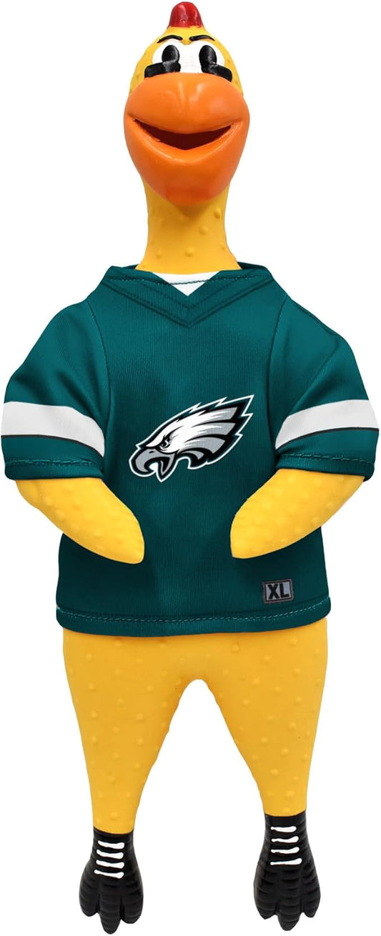 Littlearth NFL Team Rubber Chicken Toy