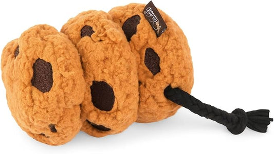 P.L.A.Y. Cute Plush Dog Toys - Coffee Shop Food Themed Durable Squeaker Chew Toy, Great for Puppies & Small, Medium, Large Dogs - Machine Washable, Recycled Materials (Pup Cup Cafe Cookies n' Treats)