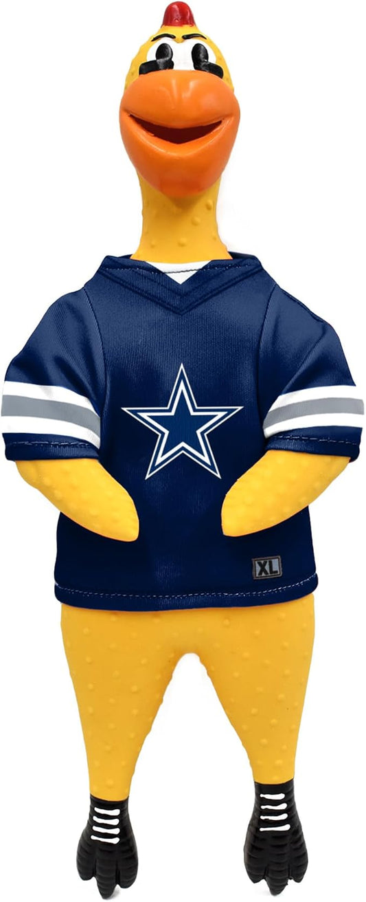 Littlearth NFL Team Rubber Chicken Toy