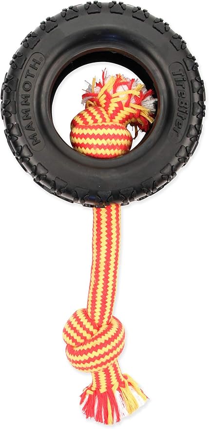 Mammoth TireBiter2 Tug & Toss For Strong Chewers Large Dogs Up To 90-Pounds