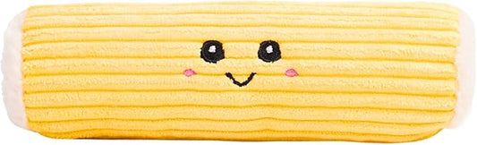 Squeaky Dog Plush Toy, Bakery Bite_Stick Collection, 8", for Small and Medium Dogs (Swiss Roll, Small)