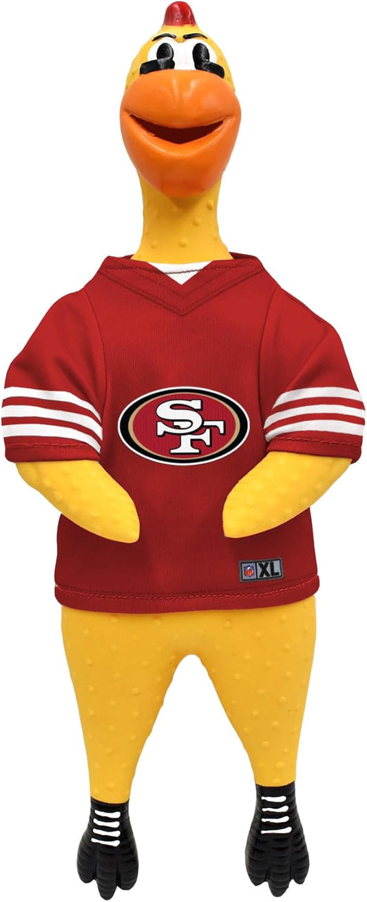 Littlearth NFL Team Rubber Chicken Toy