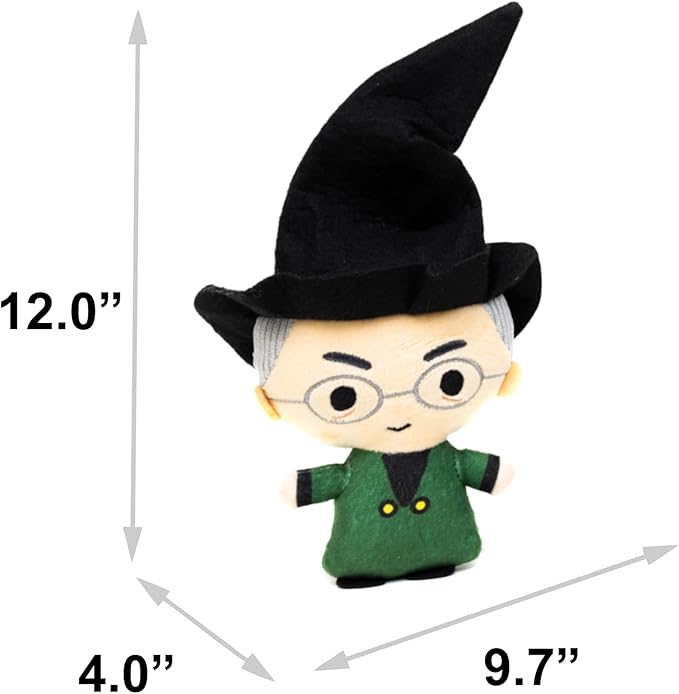 Buckle-Down The Wizarding World of Harry Potter Dog Toy, Harry Potter Professor Minerva Standing Charm Full Body Pose Pet Toy, Plush