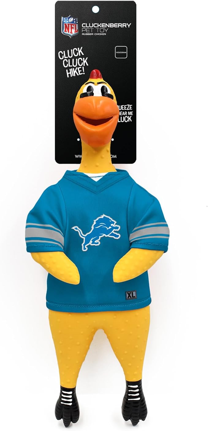 Littlearth NFL Team Rubber Chicken Toy