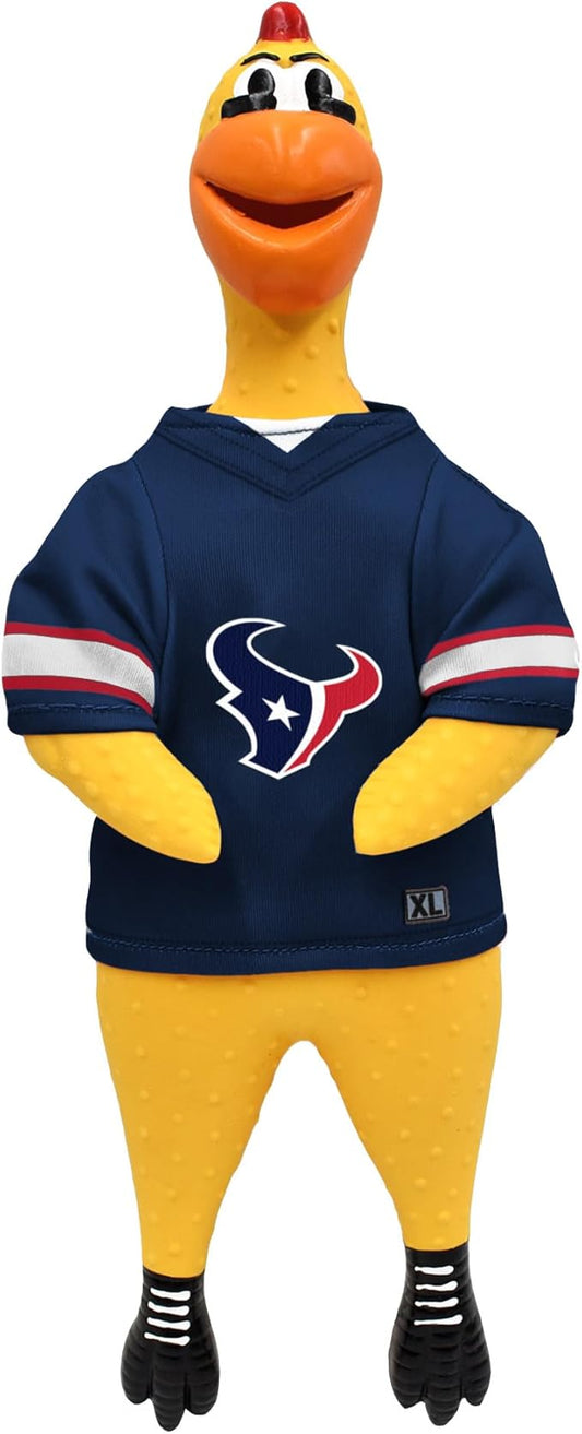 Littlearth NFL Team Rubber Chicken Toy