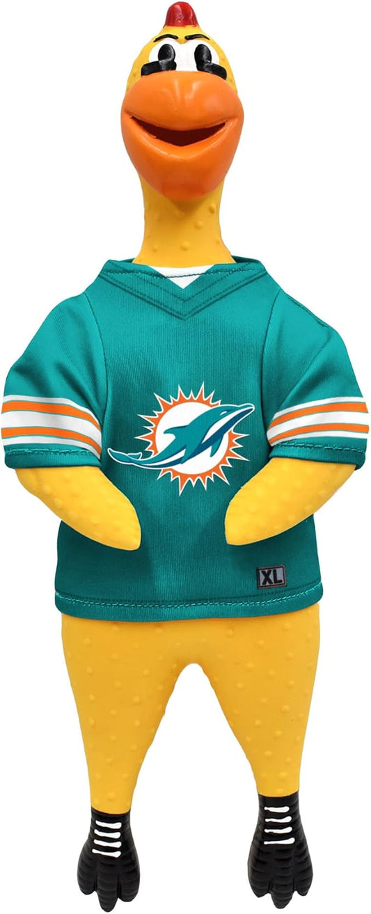 Littlearth NFL Team Rubber Chicken Toy
