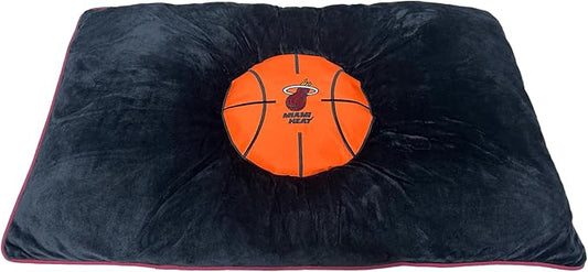 NBA Miami Heat Dog Mattress Pillow Bed Basketball Plush Soft Pet Bed