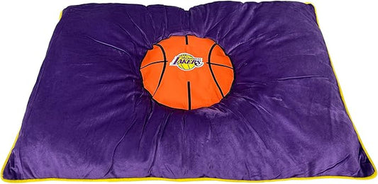 NBA Los Angeles Lakers Dog Mattress Pillow Bed Basketball Plush Soft Pet Bed