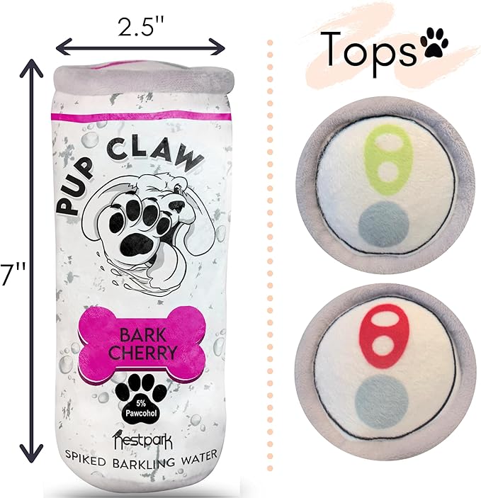 Pup Claw Dog Toys - Funny Cute Plush Dog Toys with Squeaker - Parody Dog Toy (2 Pack) (Original Pack)
