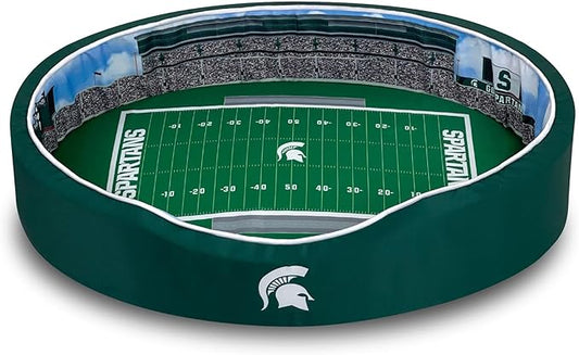 StadiumSpot Oval Dog Bed (Michigan State, Small)
