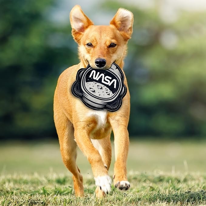 Pets First NASA Helmet Tough Dog Toy, Space Helmet Toy for Dogs and Cats, with NASA Logo and Design