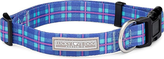 Lucky Love Dog - Adjustable Dog Collar with Easy Click Buckle for Small to Large Dogs, Durable, & Comfortable for Male & Female Dogs, Pet Collar for Puppies & Adult Ones - Scotty, Small