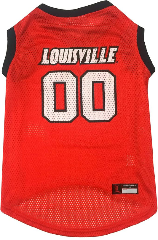 NCAA Basketball Pet Jersey LOUISVILLE CARDINALS Dog Jersey, X-Large