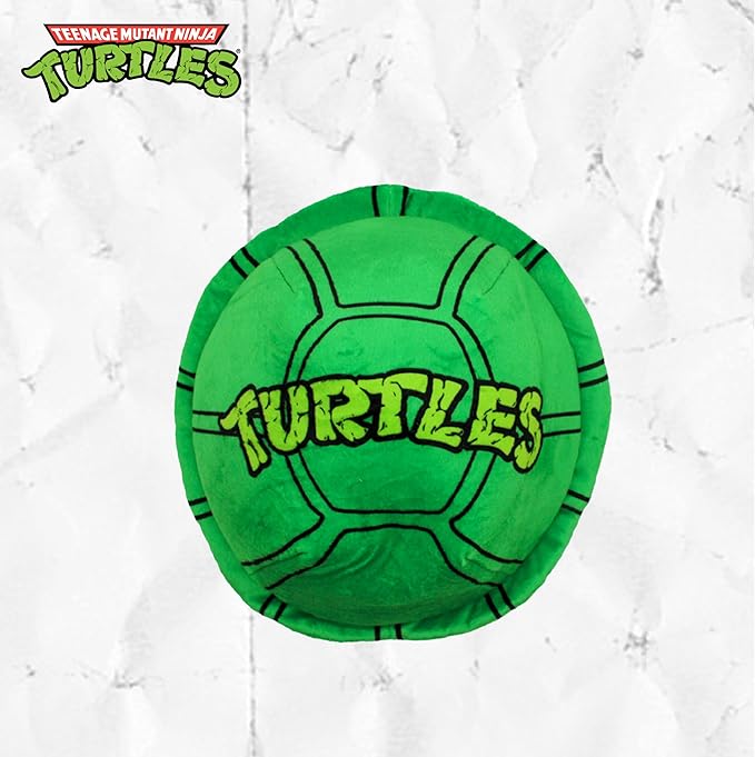 Teenage Mutant Ninja Turtle Official Merchandise | TMNT Toys | Nesting Plush Dog Toy | Turtle Shell with Pepperoni Pup Pizza| Great for Interactive Play