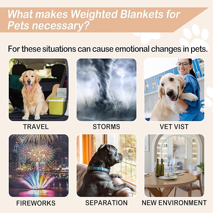 YUSRA Weighted Dog Blanket 6 Lbs, Small Weighted Blanket for Dogs Especially for Thunderstorms, Fireworks, Separation, Travel, Bed and Couch, Calming Dog Blanket (Blackish Green, 40 * 47inch)