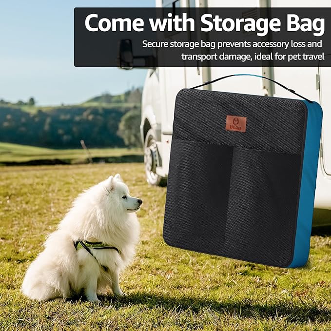 PJYuCien Dog Playpen Plus Storage Bag, 24" H 8 Panels Puppy Pen with Square Bottom, Heavy Duty Dog Fence for Puppies/Small Dogs