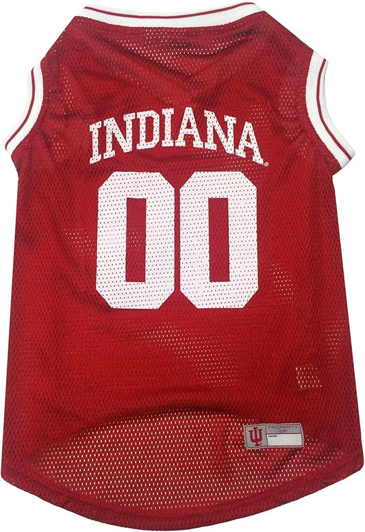 Pets First NCAA Basketball Pet Jersey INDIANA HOOSIERS Dog Jersey, X-Large (IND-4020-XL)