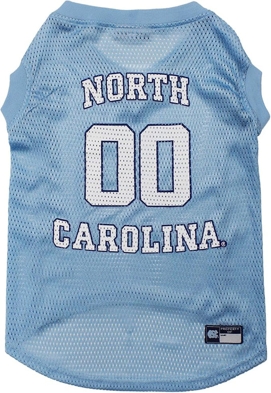 Pets First NCAA North Carolina Tar Heels Basketball Jersey for Dogs & Cats, Large - Licensed North Carolina Tar Heels Pet Tank Jersey, UNC-4020-LG